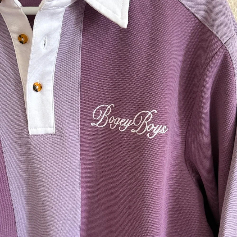 Bogey Boys Purple Rugby/Golf Shirt